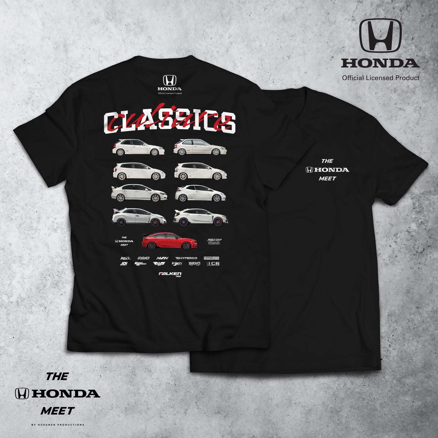 Honda Meet Charcoal Tee (Pre Order)